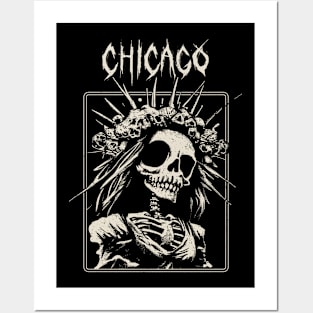 chicago spooky bride Posters and Art